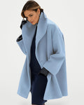 The Athletics Society | Women's Relaxed Wide Collar Coat - 1