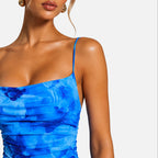 The Athletics Society | Women's Floral Bodycon Maxi Dress - 2