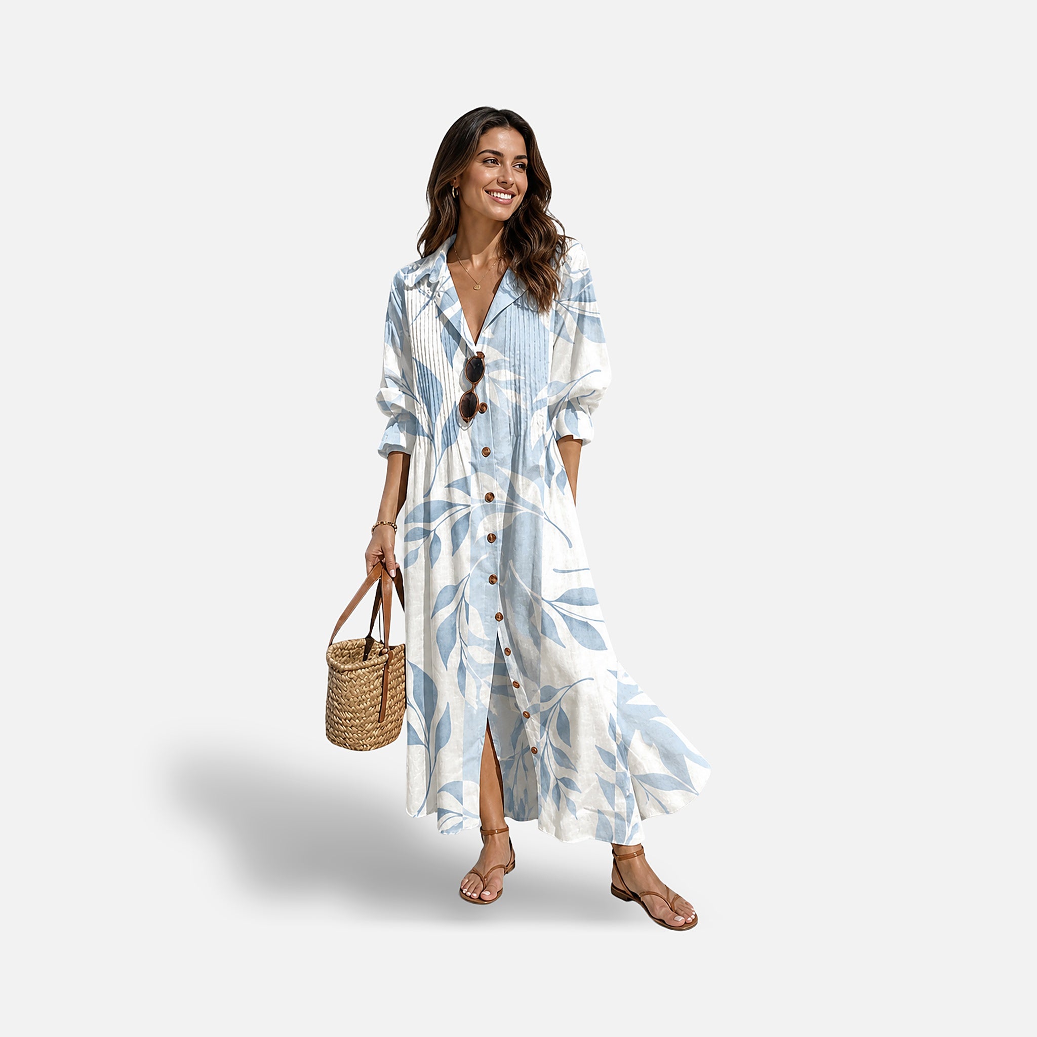 The Athletics Society | Women's Floral Flowing Maxi Dress - 1