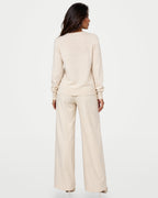 The Athletics Society | Women's Fine Knit Henley Sweater - 7