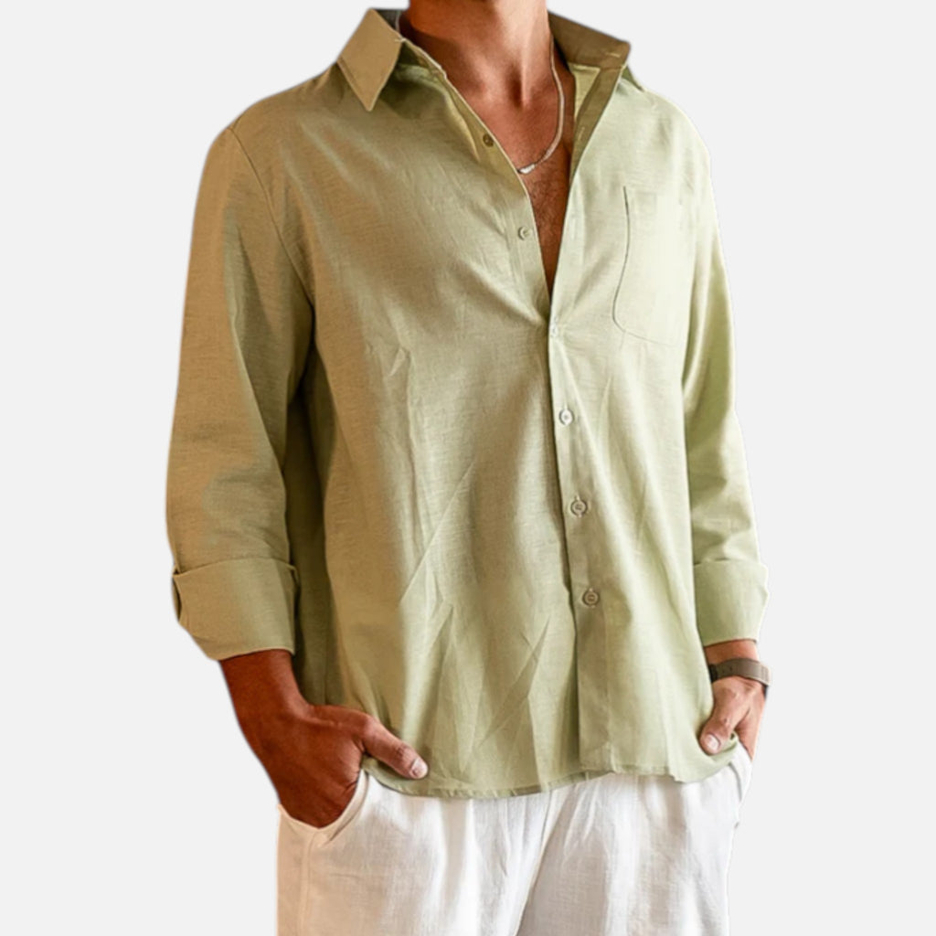 The Athletics Society | Men’s Heritage Linen Shirt