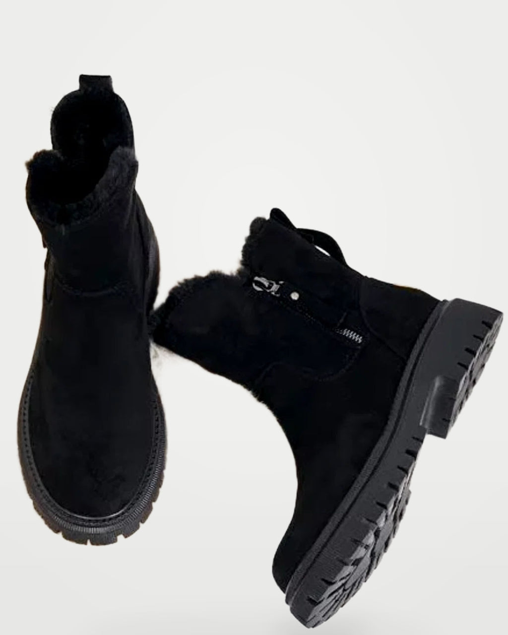 The Athletics Society | Women's Faux Fur Lined Boots - 5