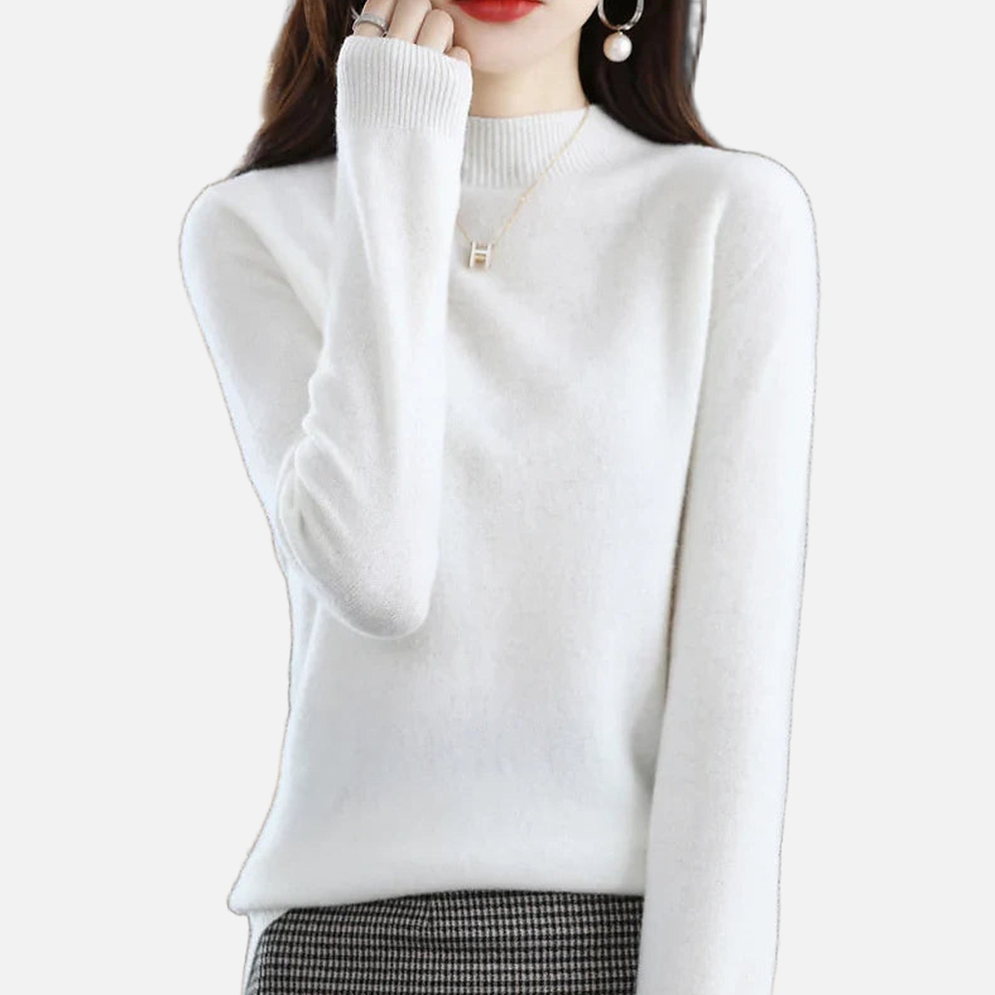 The Athletics Society | Women's Slim Fit Merino Sweater - 7