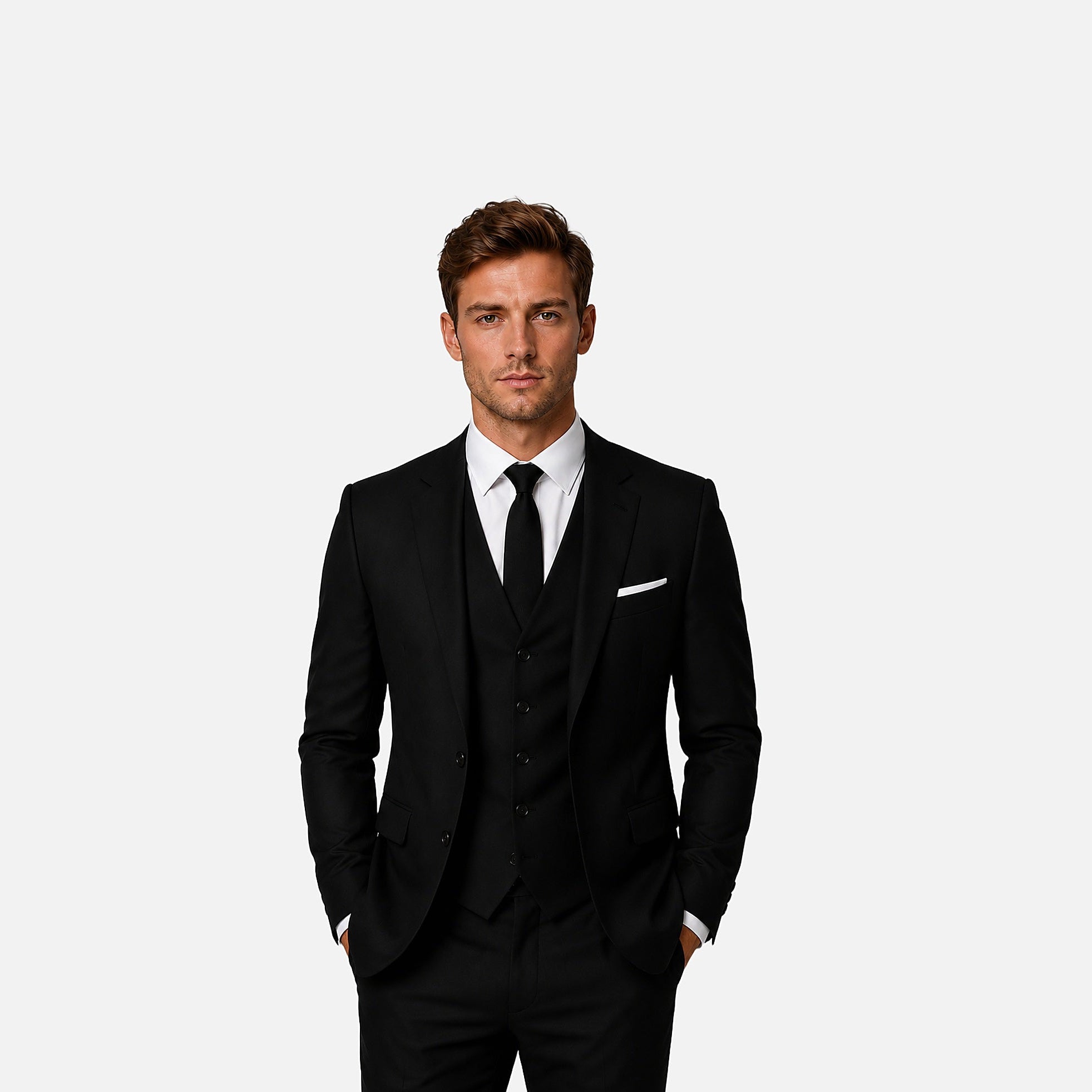 The Athletics Society | Men's Slim Fit 3-Piece Suit - 4