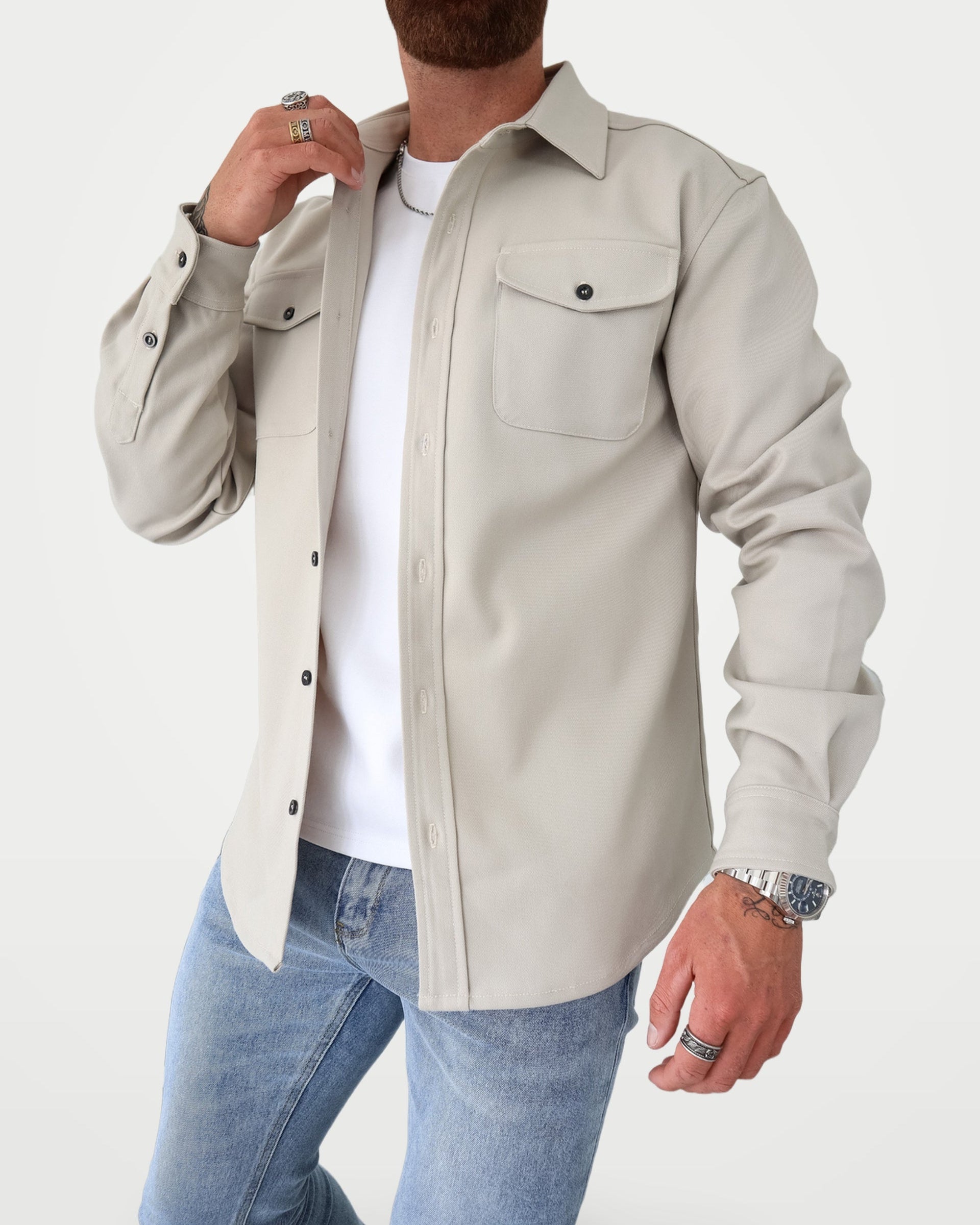 The Athletics Society | Men's Relaxed Overshirt Jacket - 4