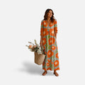 The Athletics Society | Women's Vintage Floral Print Dress - 1