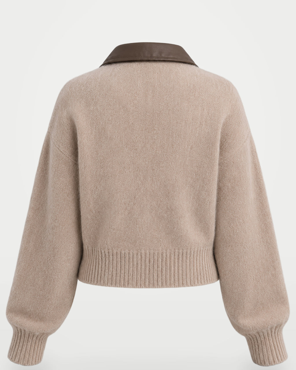 The Athletics Society | Women's Fuzzy Knit Zip Cardigan - 3