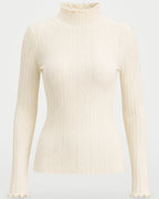 The Athletics Society | Women's Ribbed Mock Neck Sweater - 6