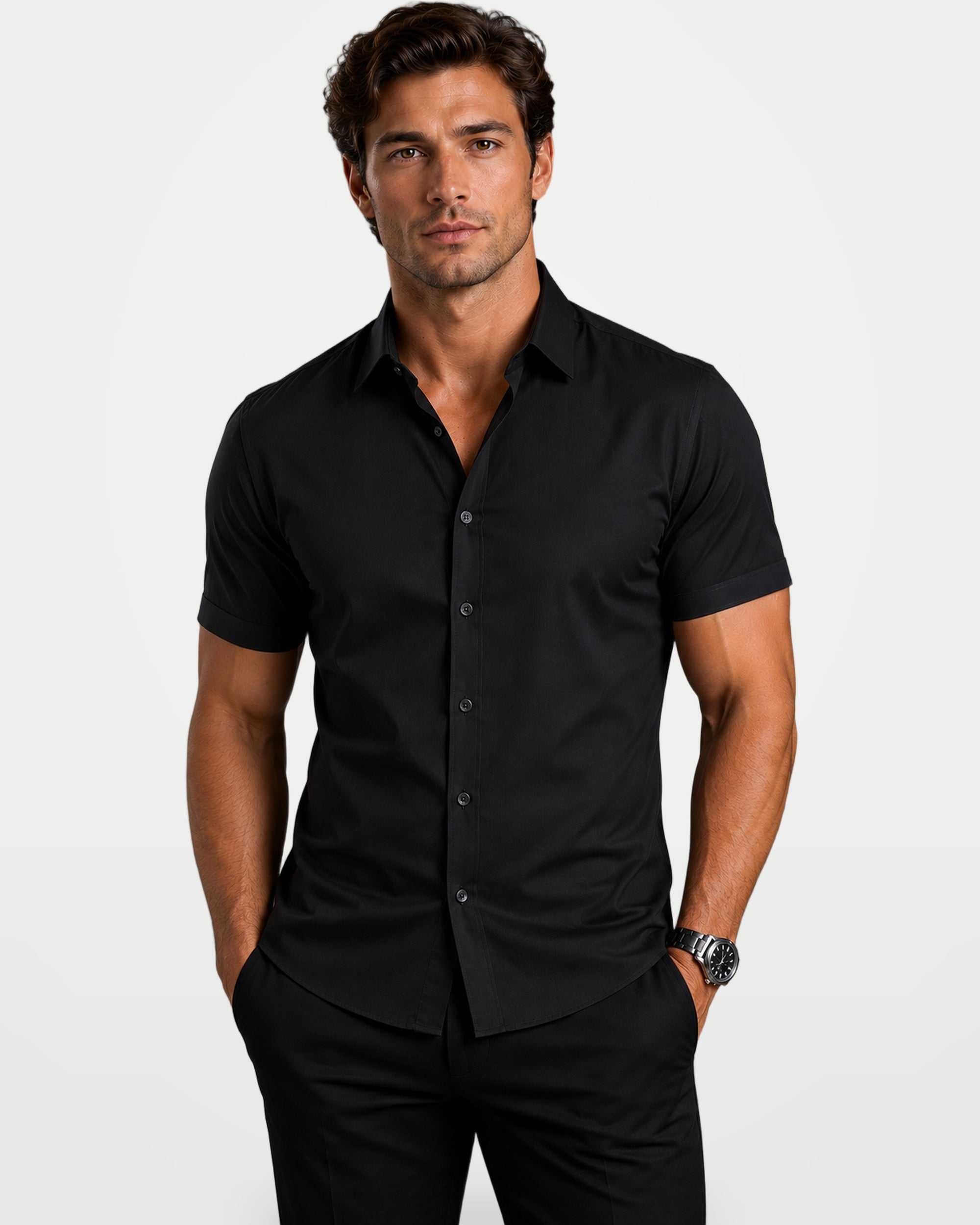 The Athletics Society | Men's Slim Fit Button Shirt - 3