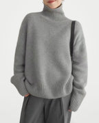 The Athletics Society | Women's Cashmere High-Collar Sweater - 4