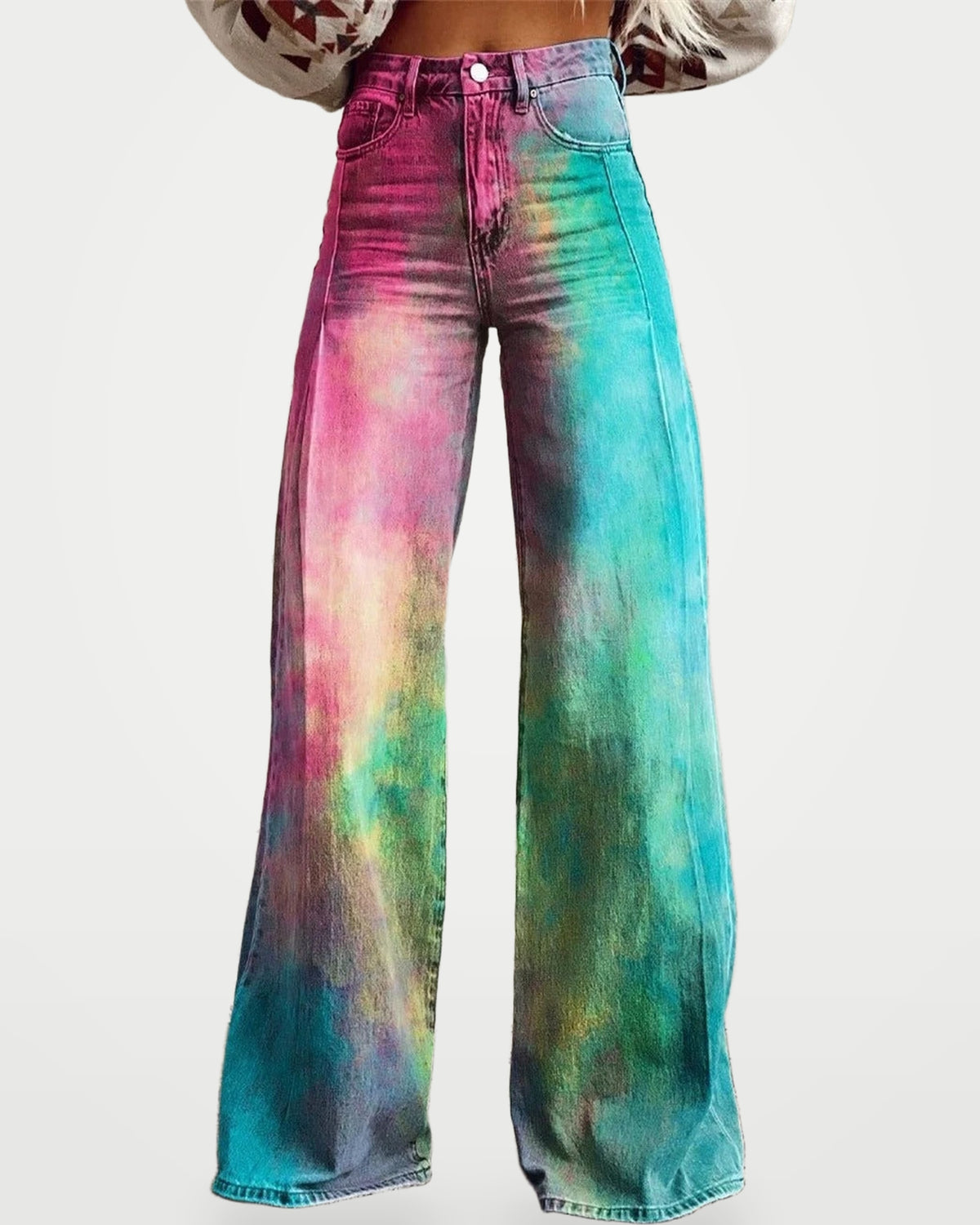 The Athletics Society | Women's High-Waisted Wide-Leg Pants - 2