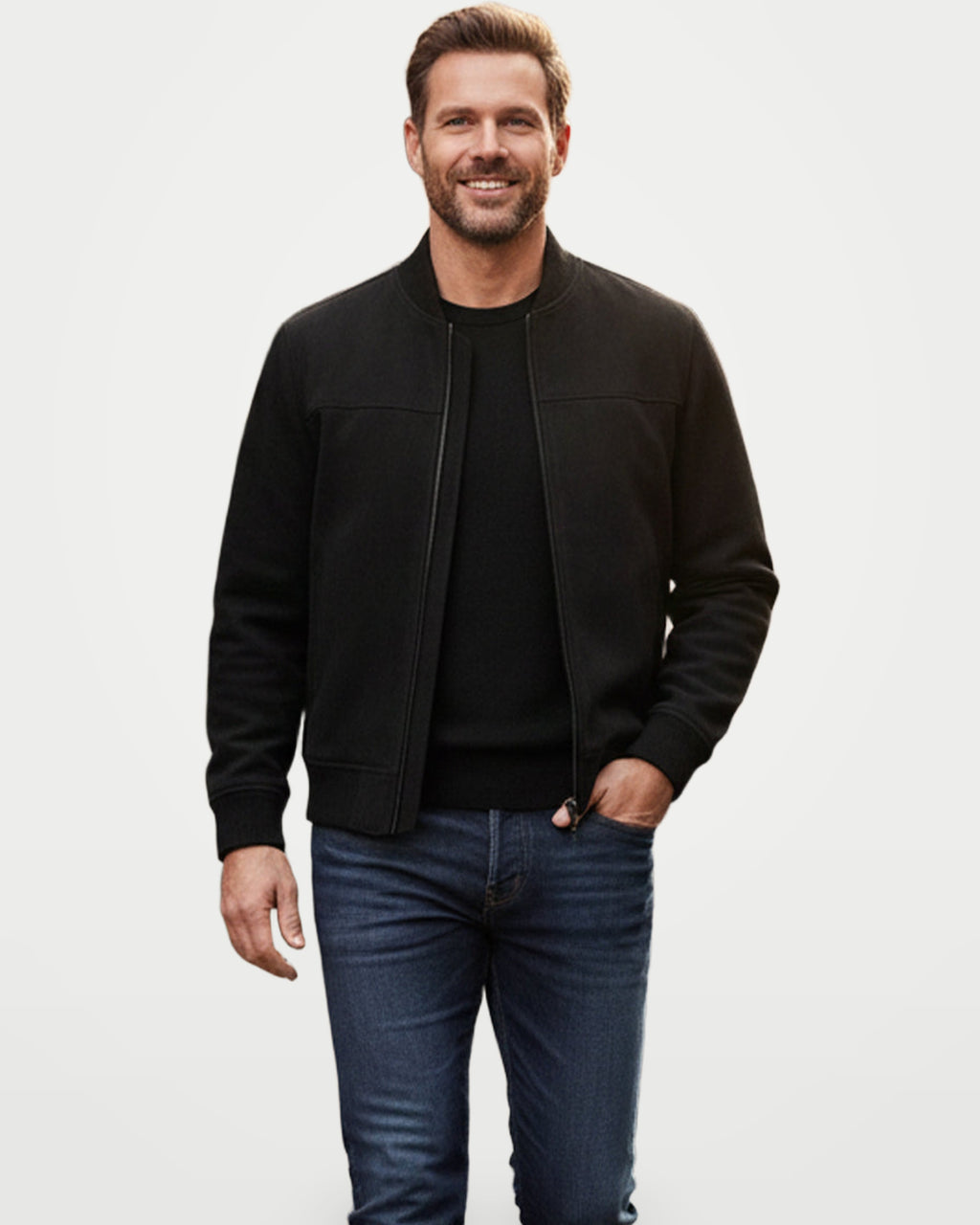 The Athletics Society | Men's Tailored Suede Jacket - 10