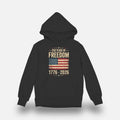 The Athletics Society | Vintage USA Flag Pullover Hoodie - 1