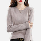 The Athletics Society | Women's Classic Cashmere Crewneck Sweater - 2