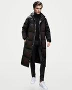 The Athletics Society | Men's Windproof Long Puffer Coat - 7