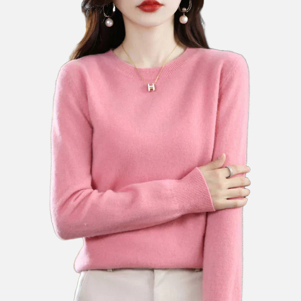 The Athletics Society | Women's Classic Cashmere Crewneck Sweater - 3