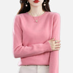 The Athletics Society | Women's Classic Cashmere Crewneck Sweater - 3