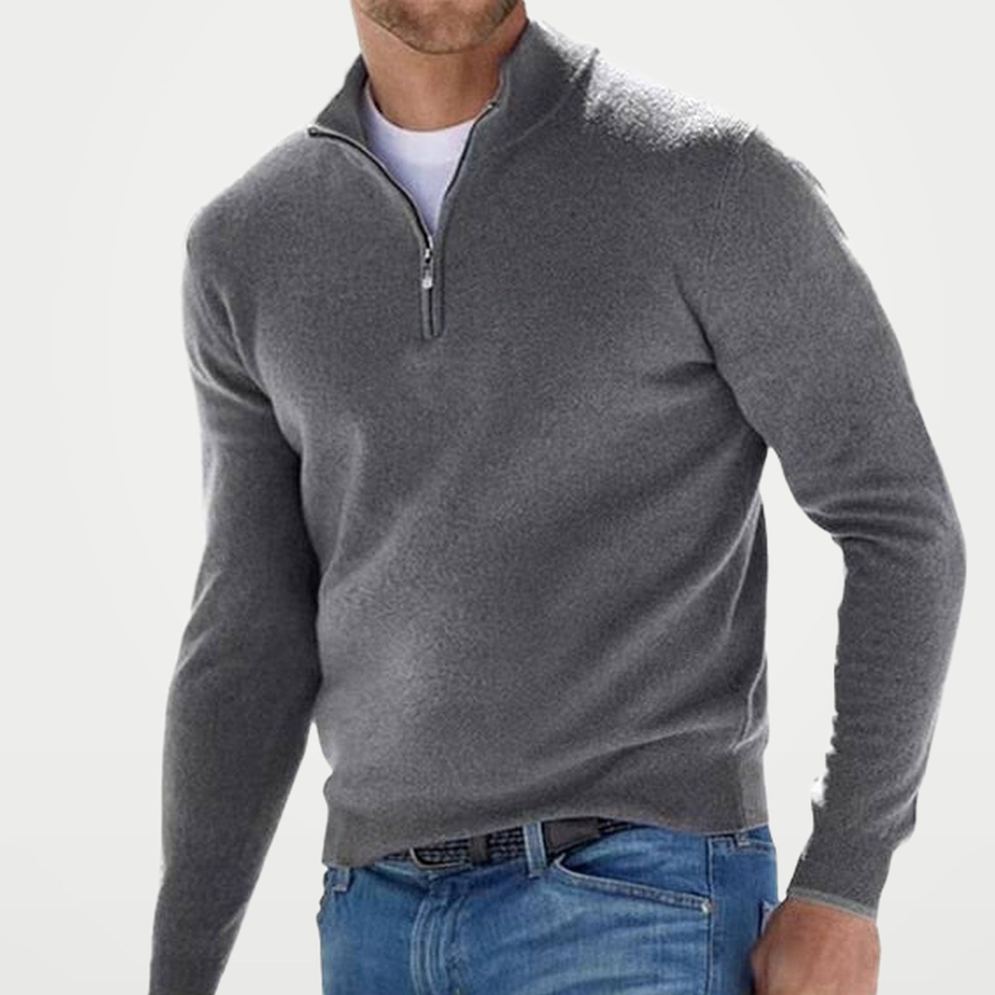The Athletics Society | Men's Classic Quarter-Zip Pullover - 4