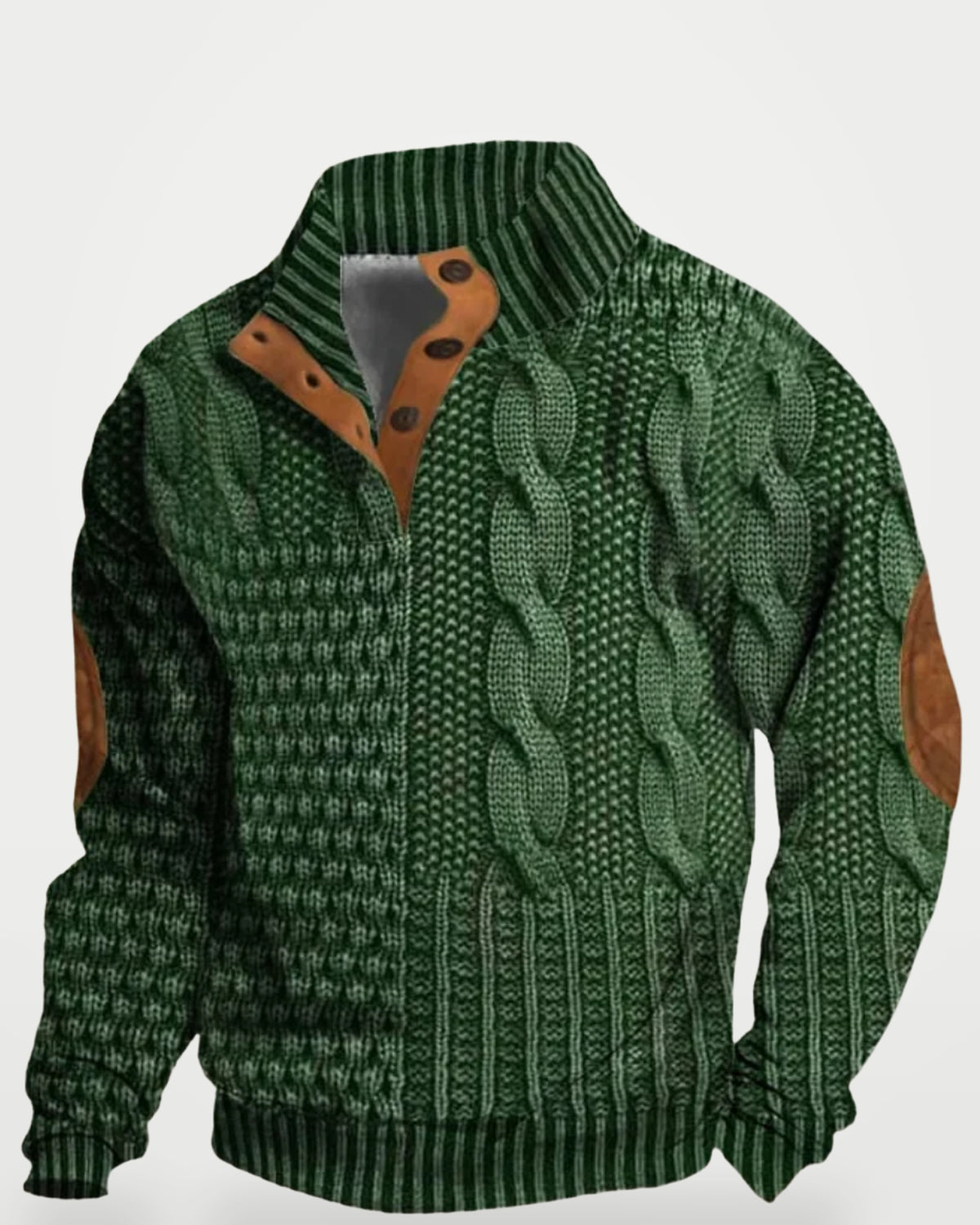 The Athletics Society | Men's Vintage Cable Knit Sweater - 11