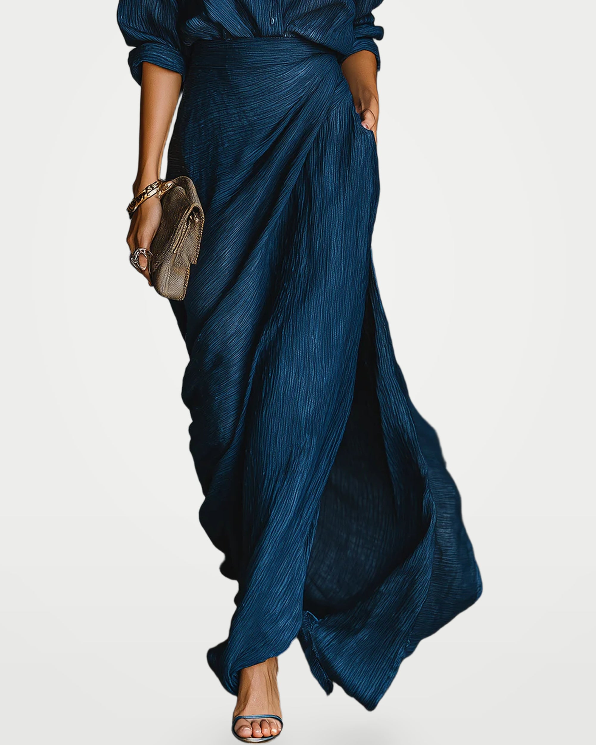 The Athletics Society | Women's Wrap Maxi Skirt Set - 3