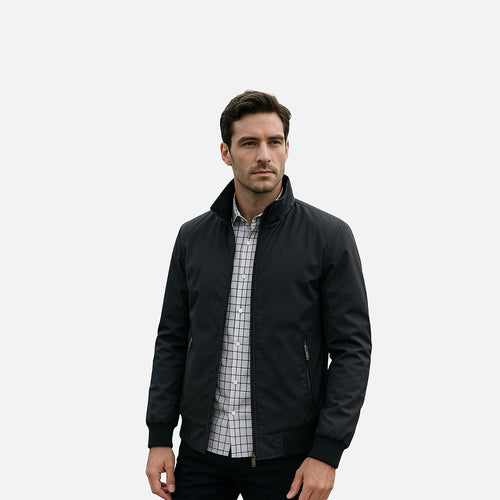 The Athletics Society | Men's Lightweight Windbreaker Jacket Zip-Front Spring Summer Casual - 2
