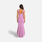 The Athletics Society | Women's Floral Corset Maxi Dress - 2
