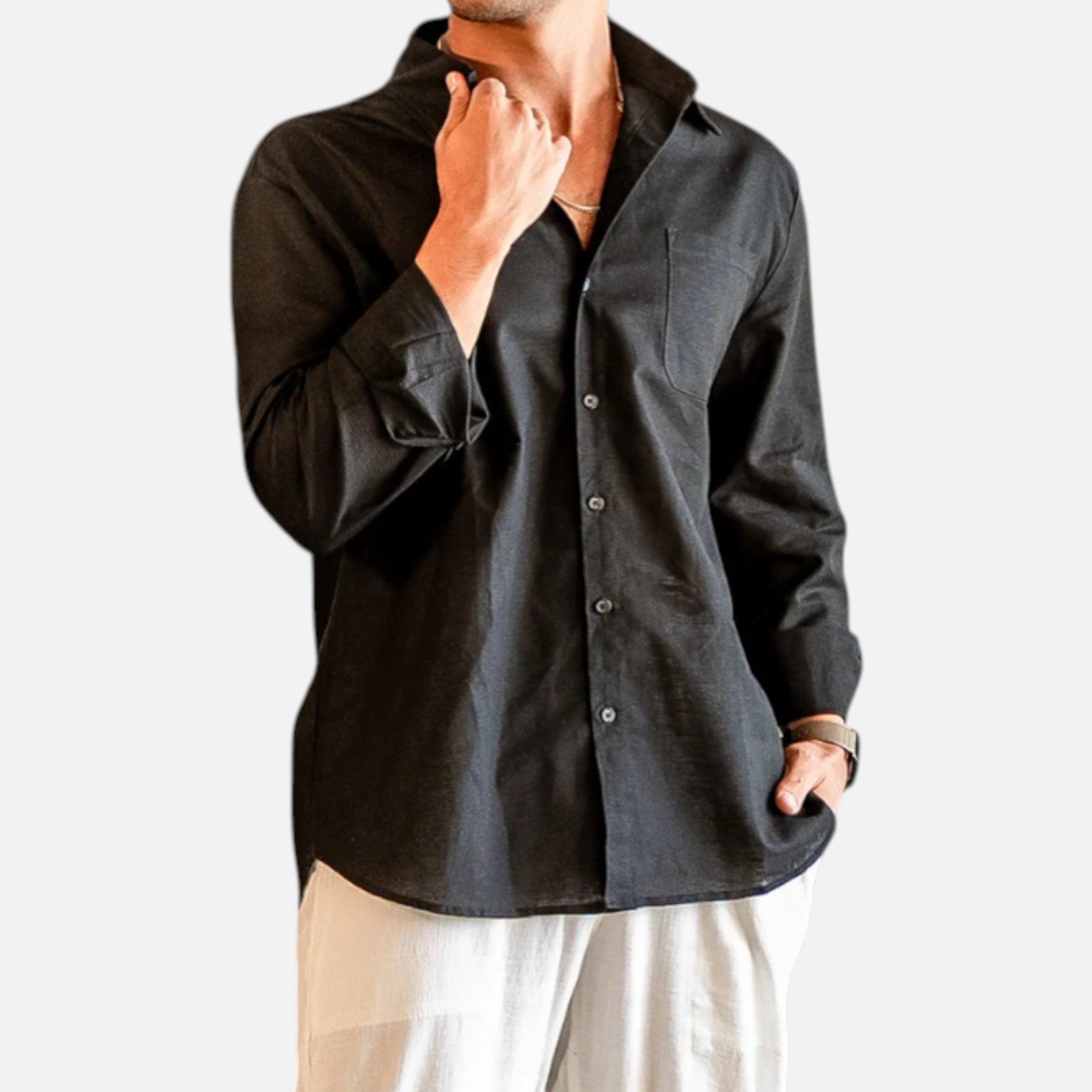 The Athletics Society | Men’s Heritage Linen Shirt