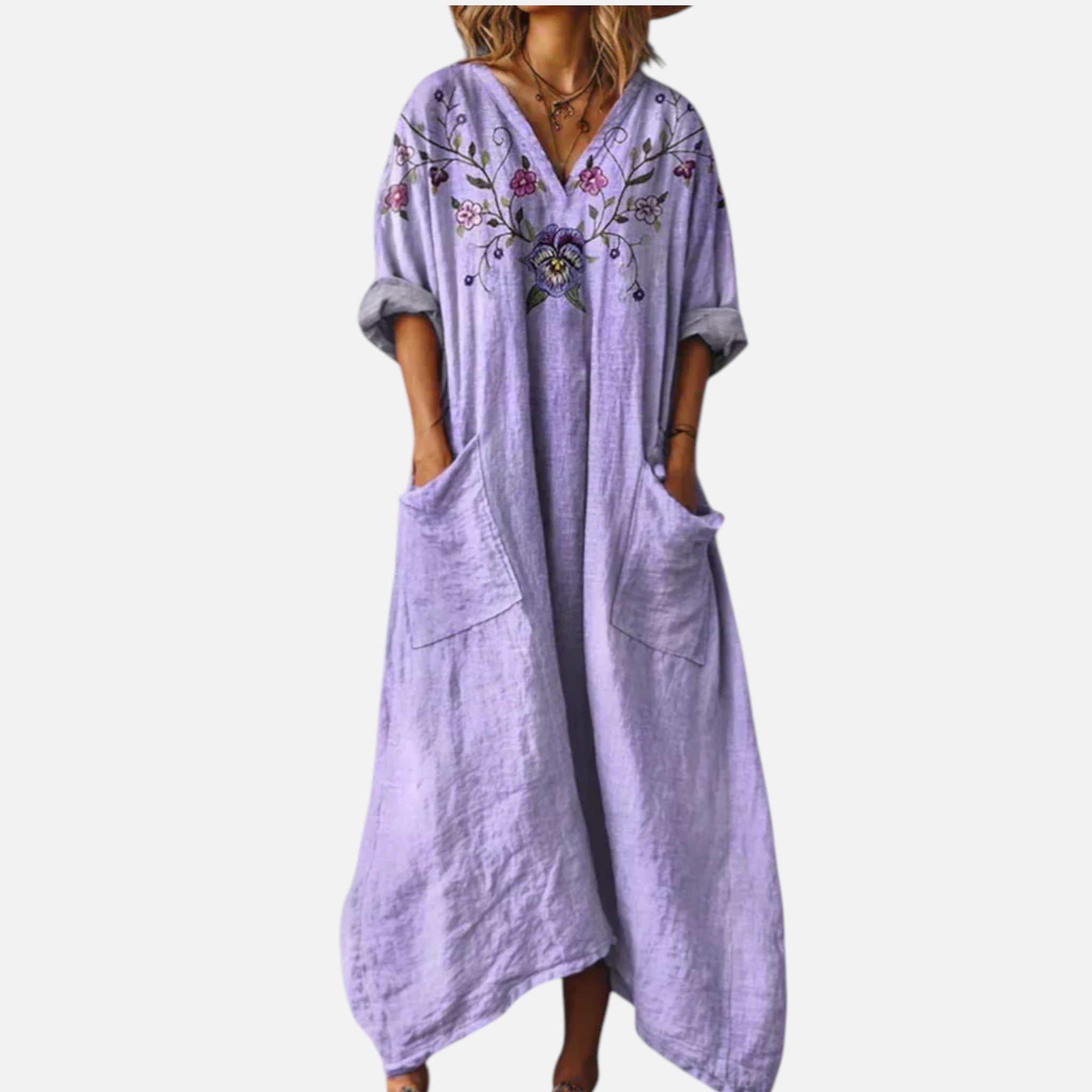 The Athletics Society | Women’s Hawaiian Silk Maxi Dress