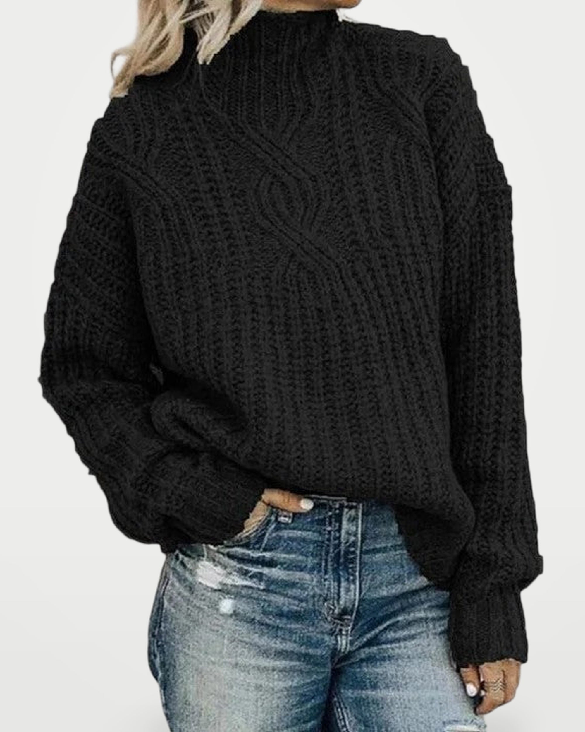 The Athletics Society | Women's Draped Lightweight Knit Sweater - 2
