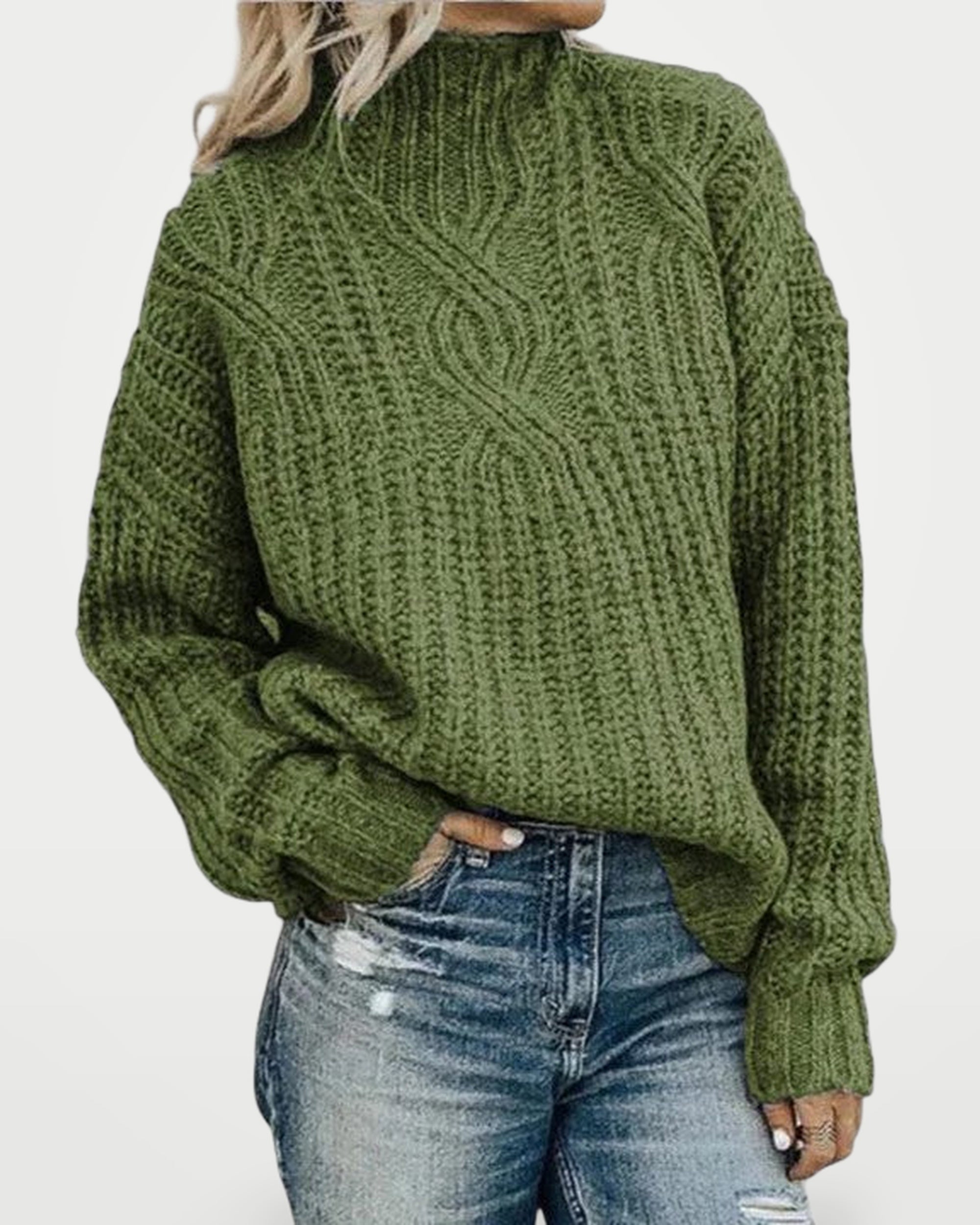 The Athletics Society | Women's Draped Lightweight Knit Sweater - 1