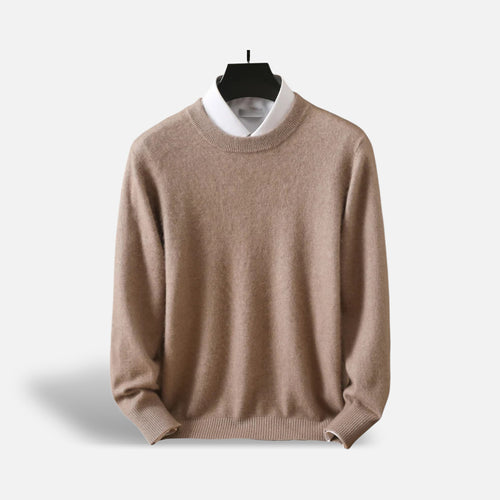 The Athletics Society | Men's Cashmere Crewneck Sweater Lightweight Warm Knit S–3XL - 1