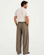 The Athletics Society | Men's Relaxed Pleated Wide Trousers - 4