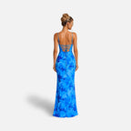 The Athletics Society | Women's Floral Bodycon Maxi Dress - 3