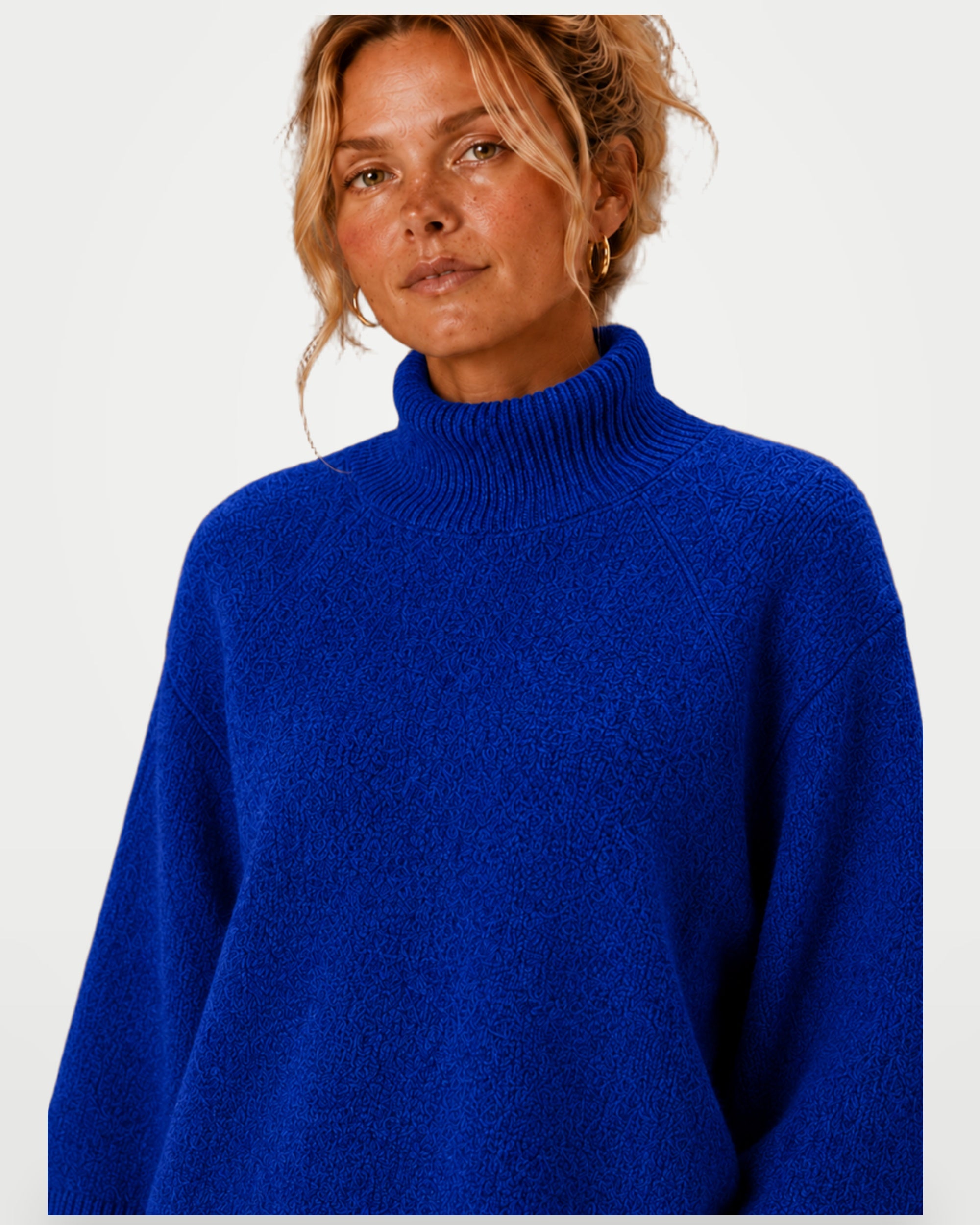 The Athletics Society | Women's Oversized Chunky Knit Sweater - 5