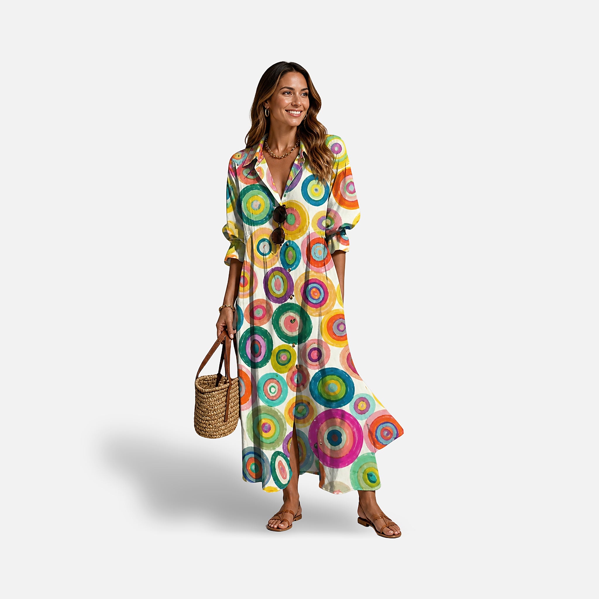 The Athletics Society | Women's Floral Flowing Maxi Dress - 6