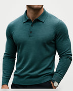 The Athletics Society | Men's Merino Wool Polo Sweater - 9