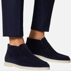 The Athletics Society | Men's Classic Suede Loafers - 8