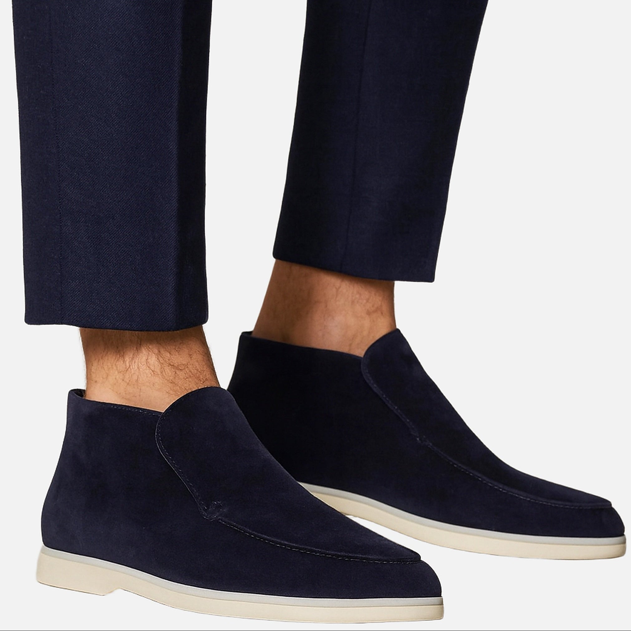 The Athletics Society | Men's Classic Suede Loafers - 8