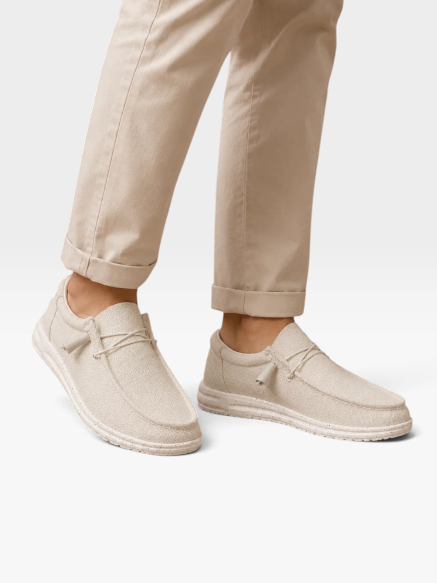 The Athletics Society | Men's Lightweight Linen Slip-On Loafers
