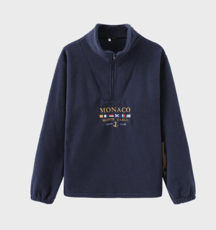 The Athletics Society | Men's Half Zip Fleece Sweater - 6