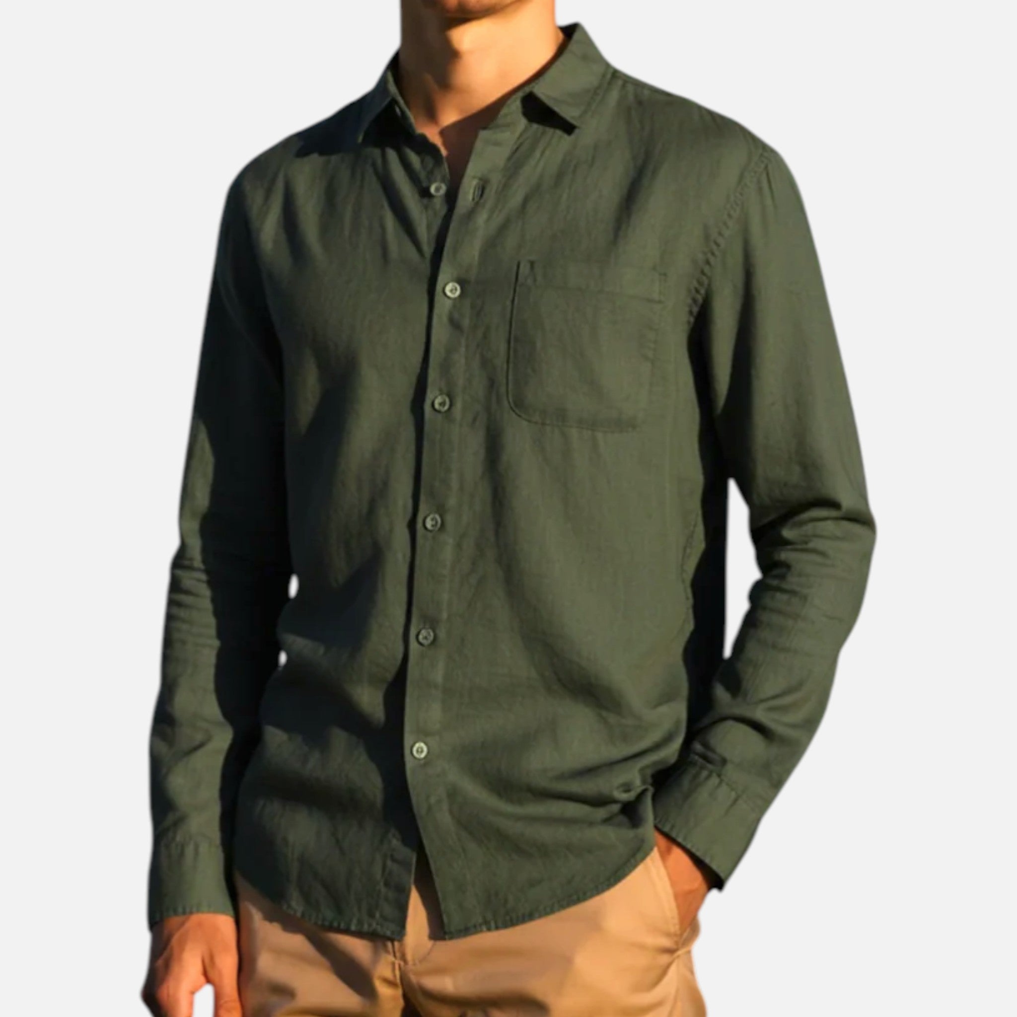 The Athletics Society | Men’s Heritage Linen Shirt