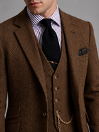 The Athletics Society | Men's Tailored Tweed Three Piece - 2