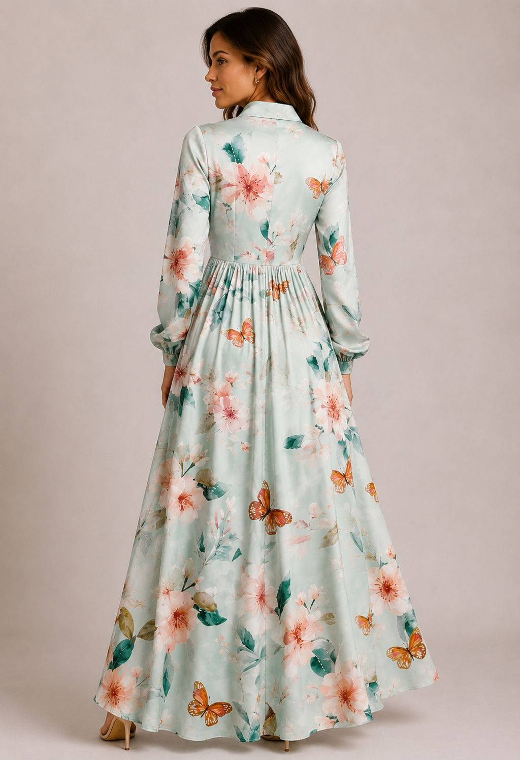 The Athletics Society | Women's Floral Summer Midi Dress - 2