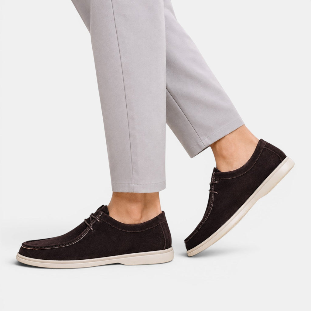 The Athletics Society | Men's Suede Lace-Up Dress Shoes - 12