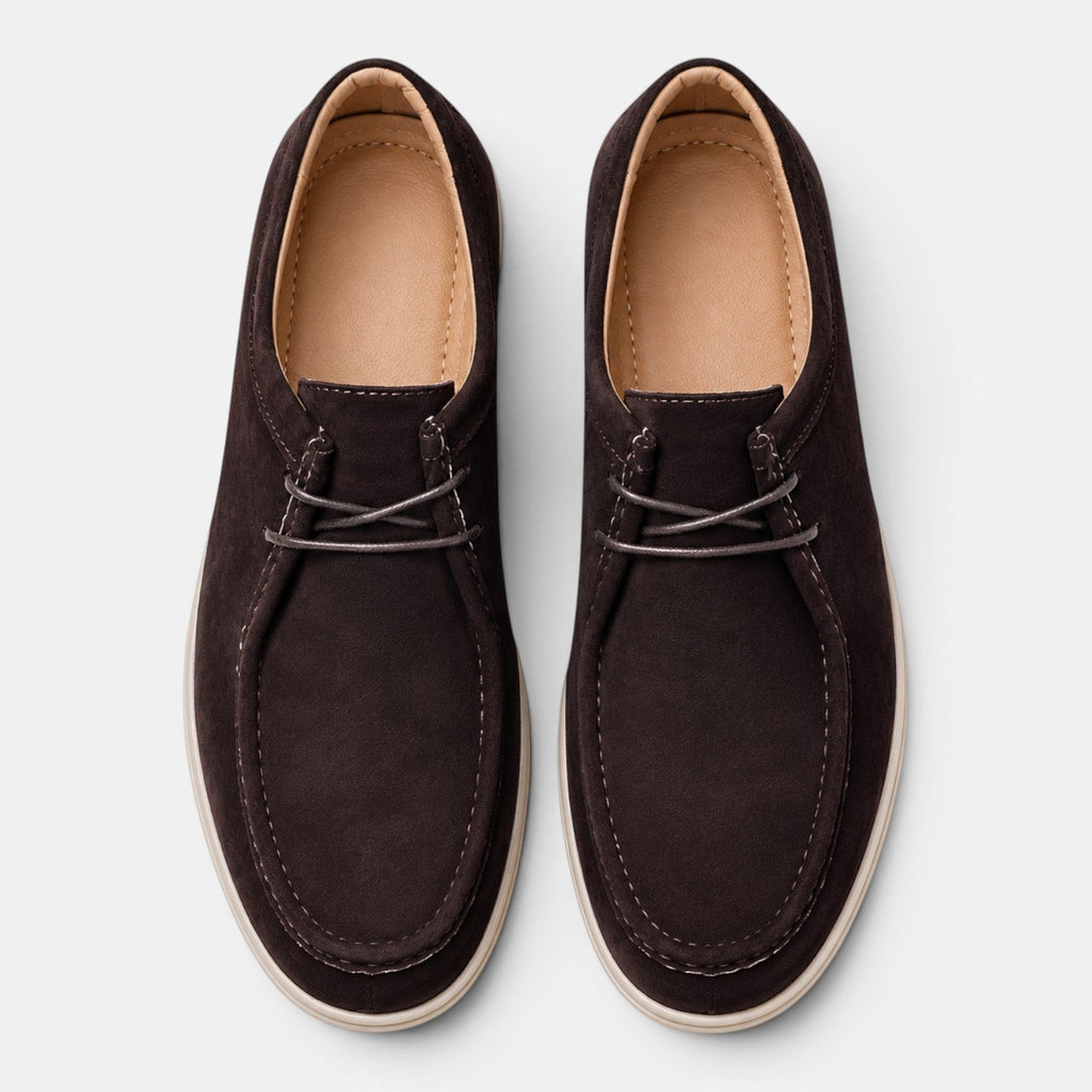 The Athletics Society | Men's Suede Lace-Up Dress Shoes - 8