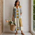 The Athletics Society | Women's Relaxed Vintage Bohemian Dress - 1