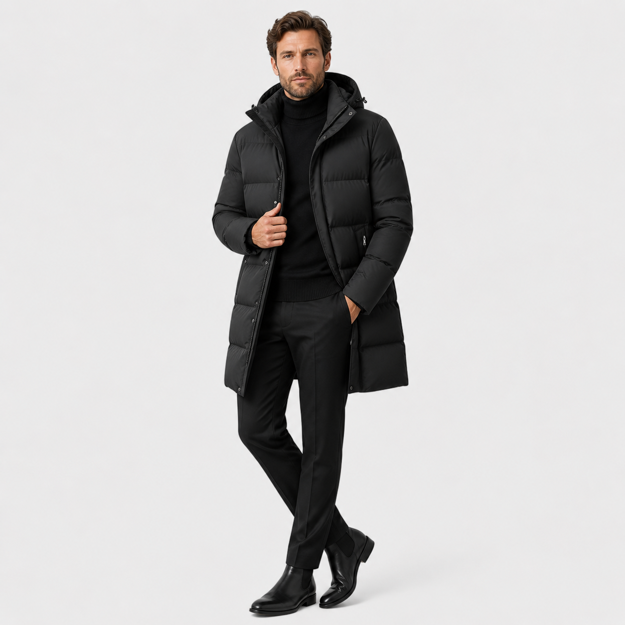 The Athletics Society | Men's Insulated Hooded Down Parka - 3