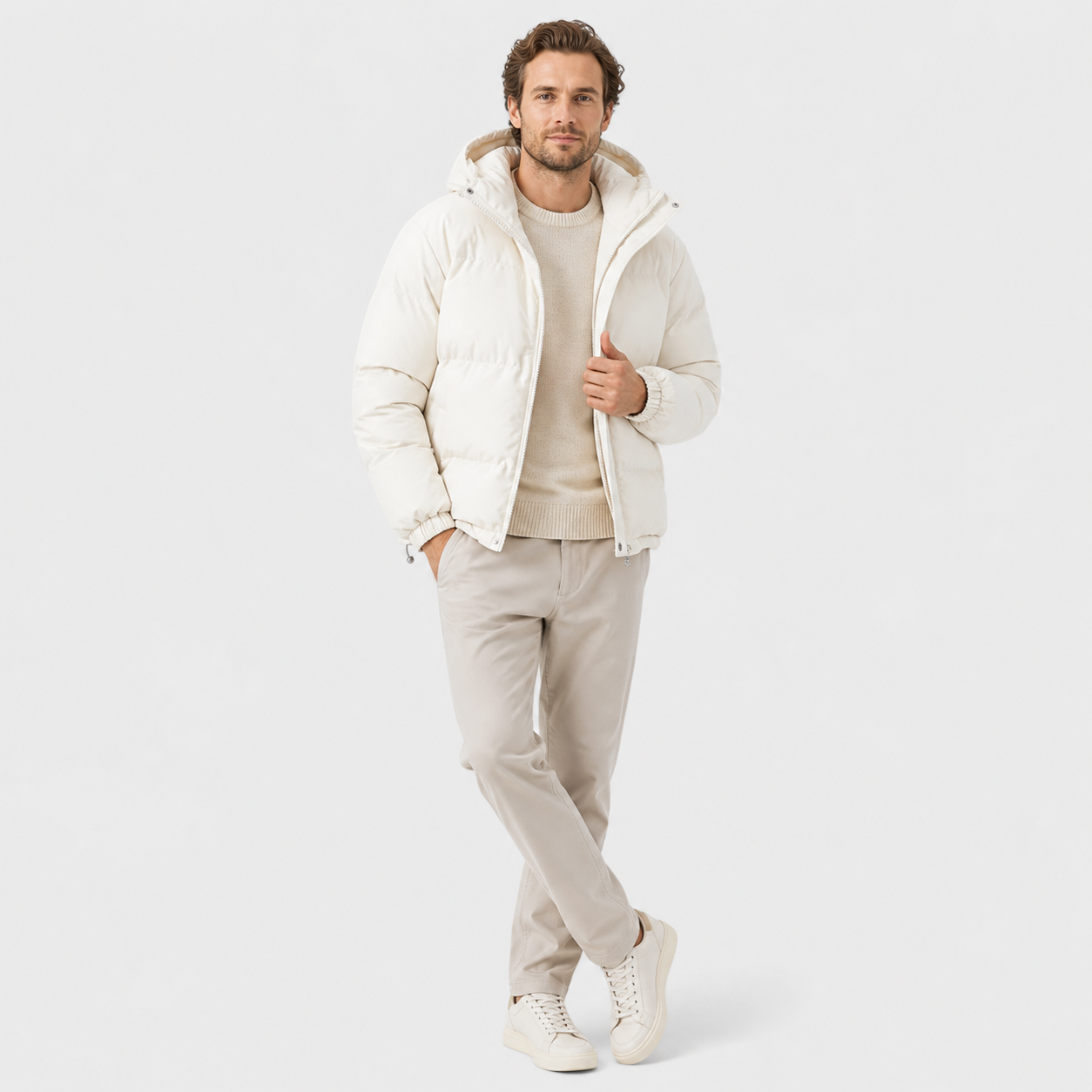 The Athletics Society | Unisex Hooded Cotton Puffer Jacket - 6
