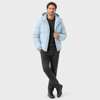 The Athletics Society | Unisex Hooded Cotton Puffer Jacket - 3