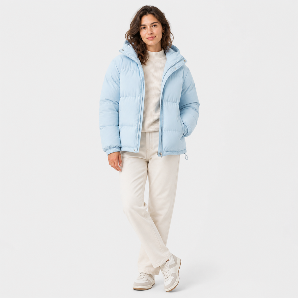 The Athletics Society | Unisex Hooded Cotton Puffer Jacket - 2